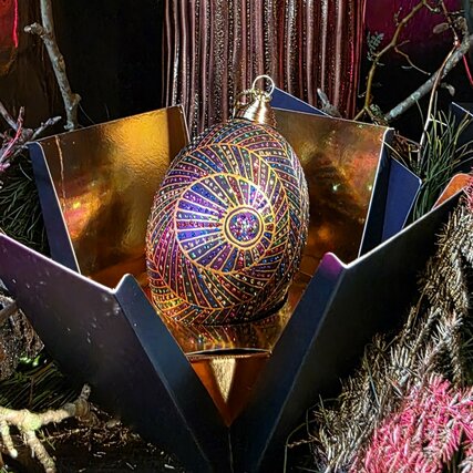 HANDBESCHILDERD FABERGÉ EI