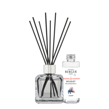 Parfumverspreider met sticks cube - Liliflora