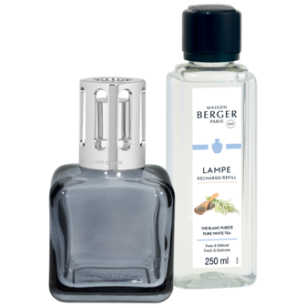 Lampe Berger Giftset Gla&ccedil;on Grise