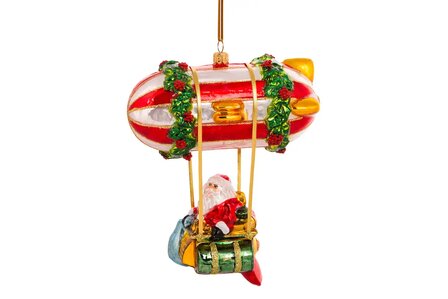 Huras ornament: SANTA&#039;S OWN ZEPPELIN