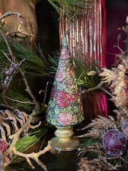 Handbeschilderde kerstboom - 1