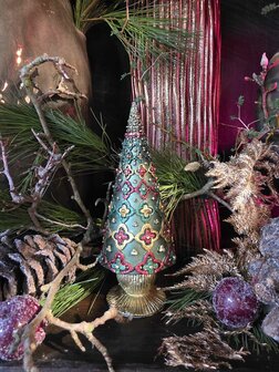 Handbeschilderde kerstboom - 2