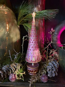 Handbeschilderde kerstboom - 7