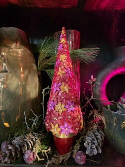 Handbeschilderde kerstboom - 23