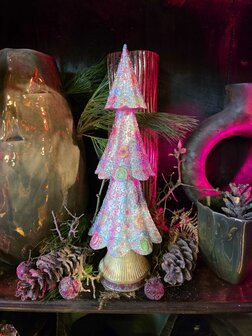 Handbeschilderde kerstboom - 22