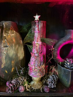 Handbeschilderde kerstboom - 27