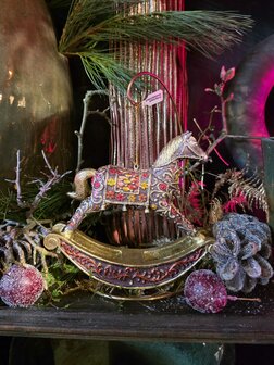 Handbeschilderde Hobbelpaard