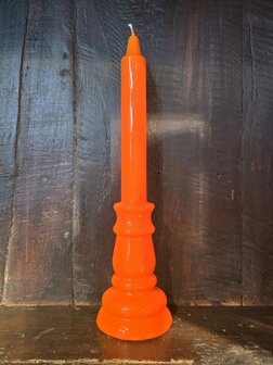 Kandelaar kaars Lumiere - Orange