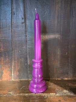Kandelaar kaars Lumiere - Purple
