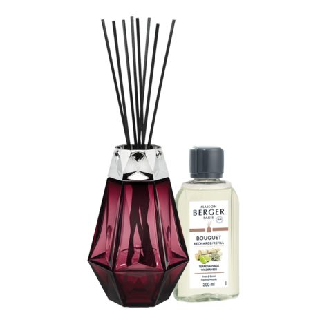 Parfumverspreider Prisme Grenat / Terre Sauvage - 200ml