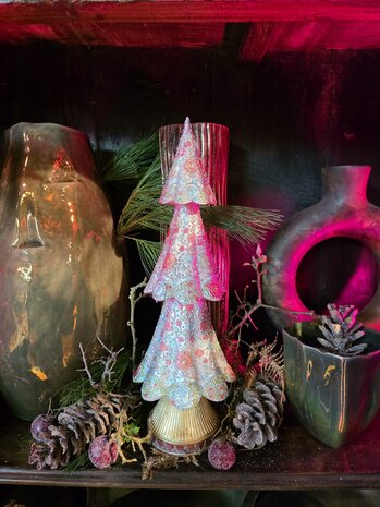 Handbeschilderde kerstboom - 22