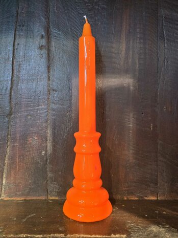 Kandelaar kaars Lumiere - Orange