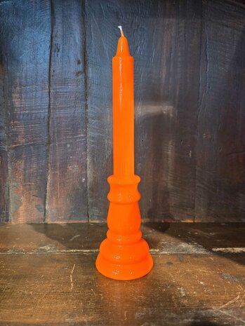 Kandelaar kaars Lumiere - Orange